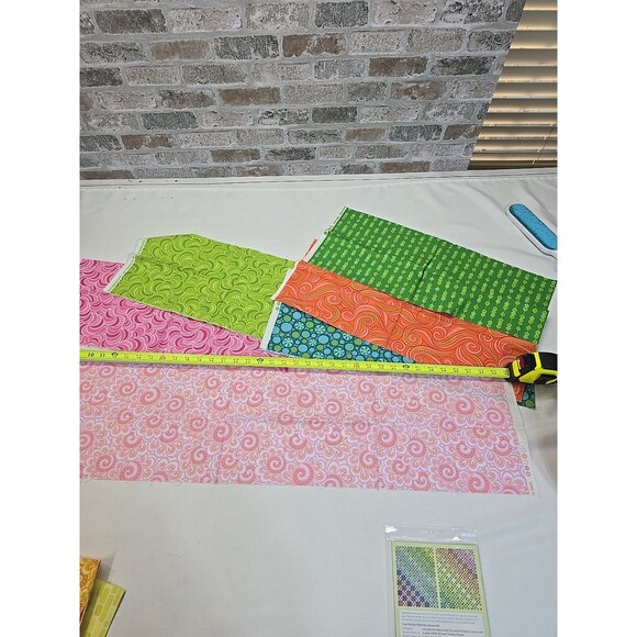 AMANDA MURPHY Waterfall PATTERN AND FABRIC KIT-54.5x 72.5 Boho QUILT - NEW - Picture 7 of 10